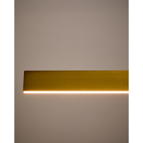 Lampa wisząca LED w kolorze złota z metalowym kloszem Boadella – Kave Home-image-2