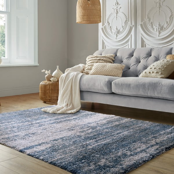 Niebieski dywan 120x170 cm Dune Ombre – Flair Rugs-image-1
