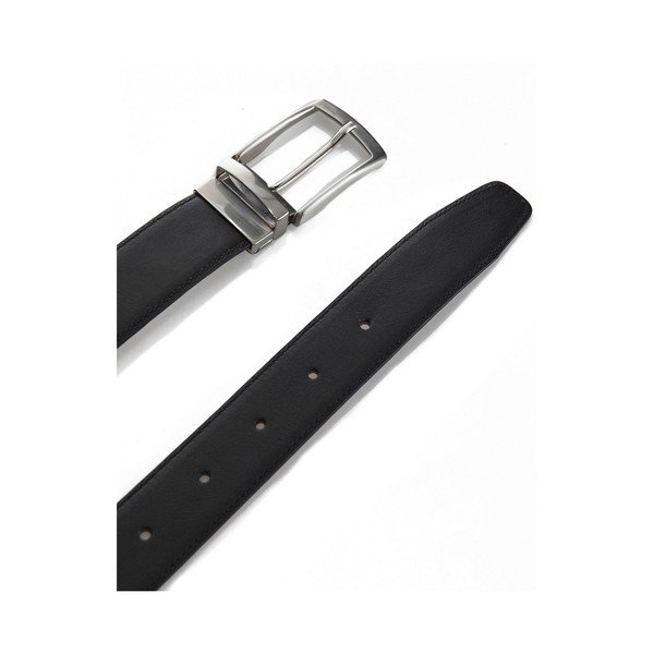 Pasek skórzany Black Grey, 130 cm-image-2