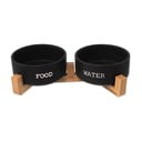 Zestaw ceramicznych misek dla psów ze stojakiem ø 13 cm Dog Fantasy – Plaček Pet Products