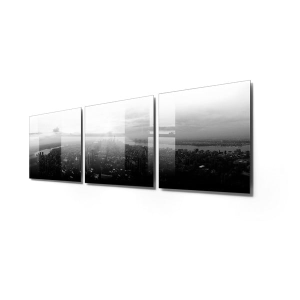 Obrazy zestaw 3 szt. 40x40 cm City – Wallity-image-4