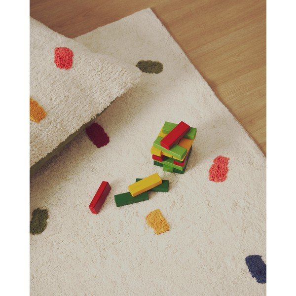Kremowy bawełniany dywan dziecięcy 90x150 cm Epifania – Kave Home-image-2