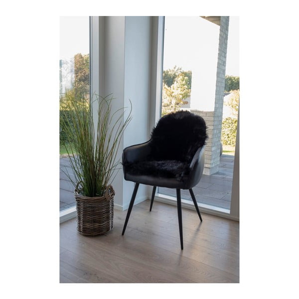 Czarna syntetyczna skóra 50x85 cm – House Nordic-image-2