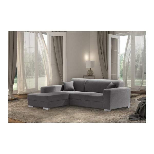 Ciemnoszary narożnik lewostronny Interieur De Famille Paris Bijou-image-3