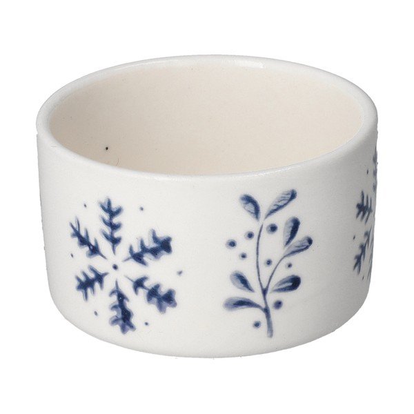 Porcelanowy świecznik ze świątecznym motywem – Dakls
