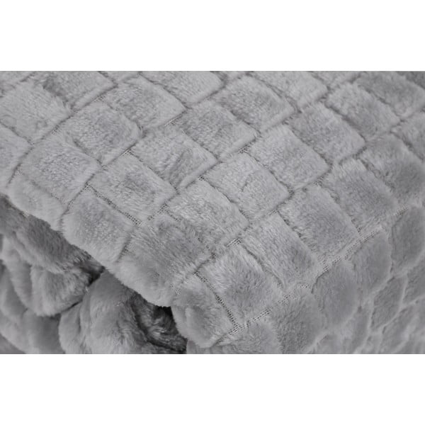 Szara narzuta na łóżko dwuosobowe 200x220 cm Melinda – Mijolnir-image-2