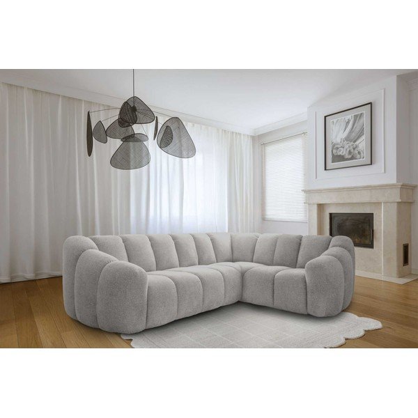 Jasnoszary narożnik (prawostronny/w kształcie litery L) Shell – Miuform-image-1