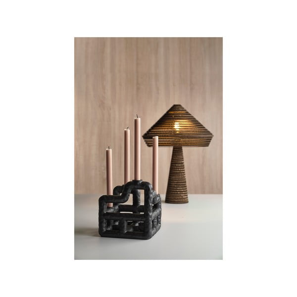 Czarna lampa stołowa (wysokość 54 cm) Alk – Villa Collection-image-4