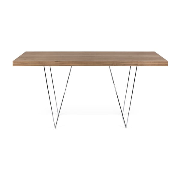 Brązowy stół TemaHome Trestle, dł. 160 cm-image-1