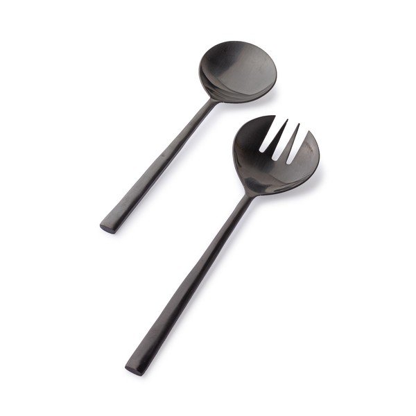 Sztućce do sałatek 2 szt. ze stali nierdzewnej Hestia – Bizzotto-image-1