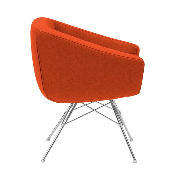 Pomarańczowy fotel Softline Aiko-image-3