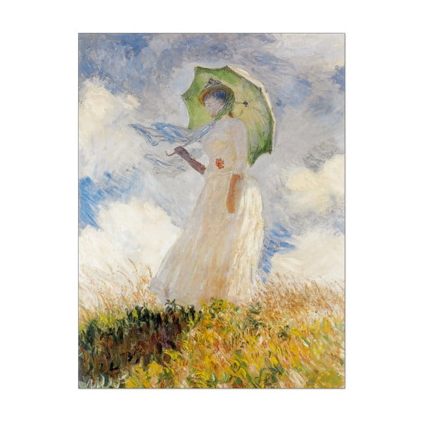 Obraz Claude Monet - Woman with a Parasol, 60x80 cm