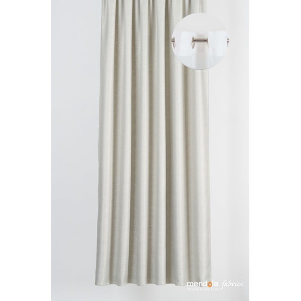Beżowa zasłona 140x260 cm Teorema – Mendola Fabrics