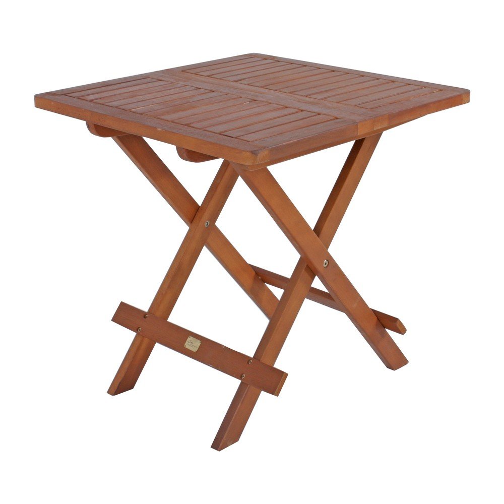 Stół ogrodowy z litego drewna akacjowego 50x50 cm Cleveland – Garden Pleasure
