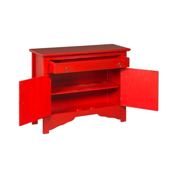 Czerwona komoda Evergreen House Credenza-image-4