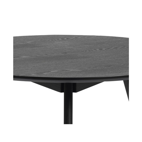 Czarny stolik Rowico YuRAi , ⌀ 90 cm-image-1