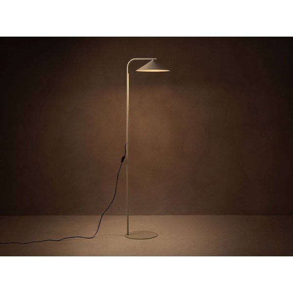 Kremowa metalowa lampa stojąca (wysokość 160 cm) Nocte – Micadoni -image-1