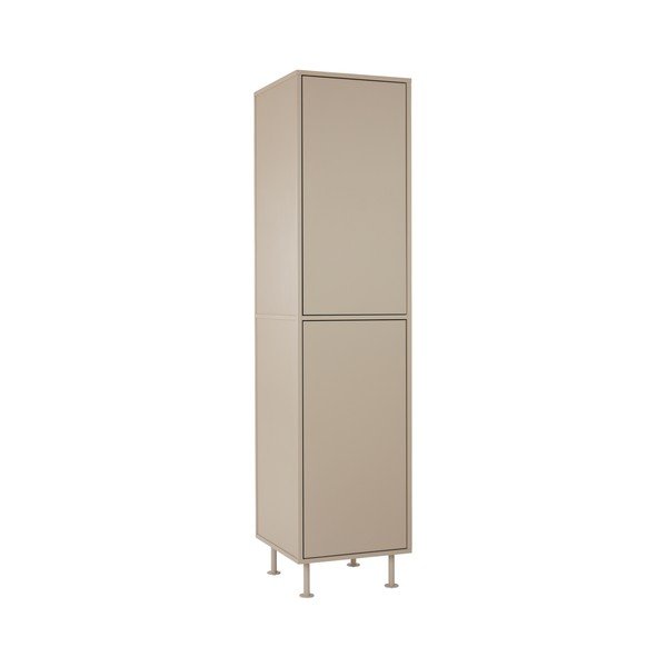 Beżowa szafa z płyty MDF 50x210x55 cm Kipp – Jotex