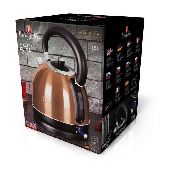 Czajnik elektryczny 1,8 l Rosegold Metallic Line – BerlingerHaus-image-2