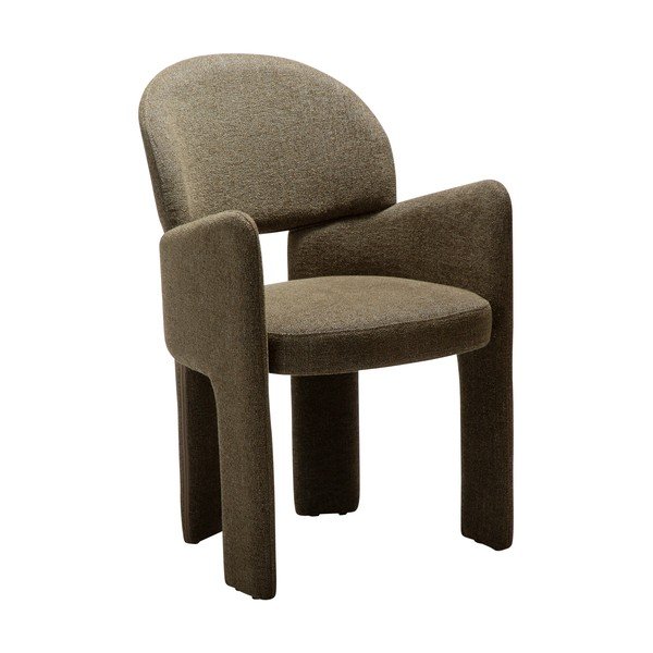 Fotel jadalniany z podłokietnikami w kolorze khaki Aole – DAN-FORM Denmark