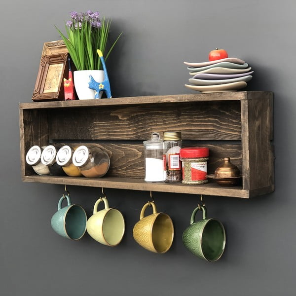 Ręcznie robiona wielofunkcyjna półka kuchenna Wallace-image-1