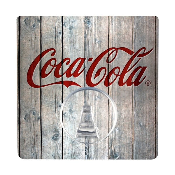 Wieszak samoprzyczepny Wenko Static-Loc Coca-Cola Wood