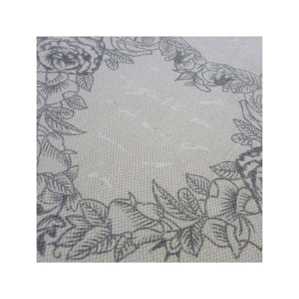Dywan bawełniany tkany ręcznie Webtappeti Shabby Rose, 60 x 90 cm-image-1