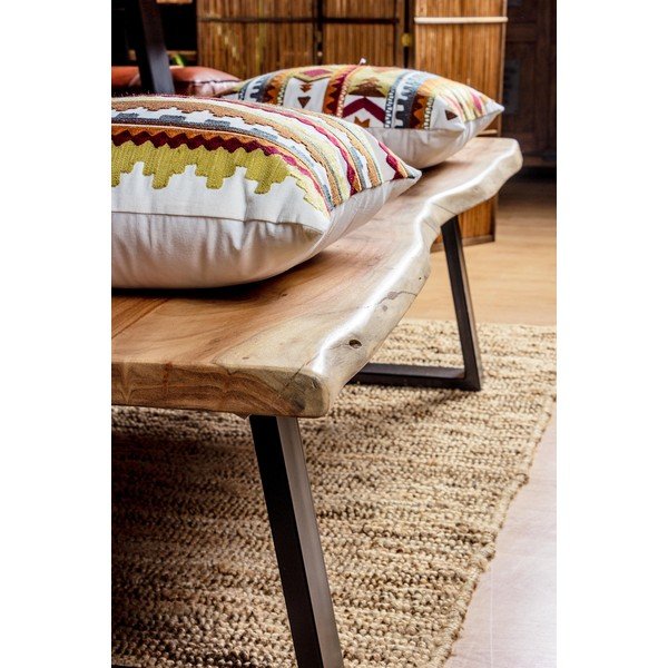 Drewniana ławka w naturalnym kolorze Artur – Bizzotto-image-3