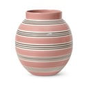 Biało-różowy porcelanowy wazon Kähler Design Nuovo, wys. 20,5 cm