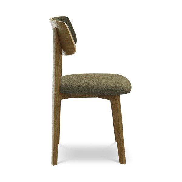 Zielone krzesło z litego drewna Niu – Makamii-image-2