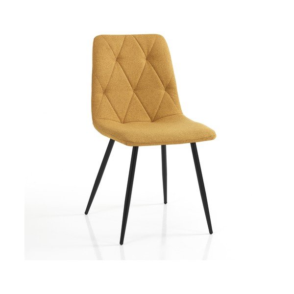 Krzesła zestaw 2 szt. w kolorze ochry Mesh – Tomasucci