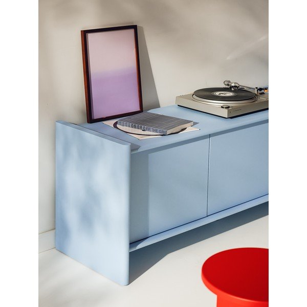 Zielona szafka pod TV 160x58x48 cm Rali – noo.ma-image-3