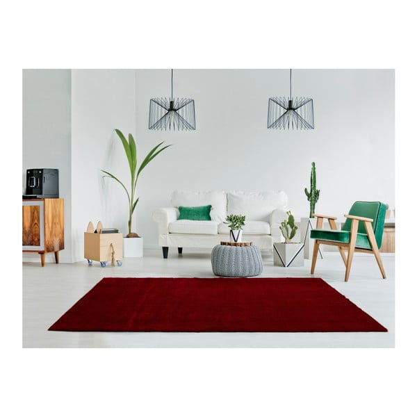 Ciemnoczerwony dywan Universal Unic Liso Rojo, 65x120 cm-image-2