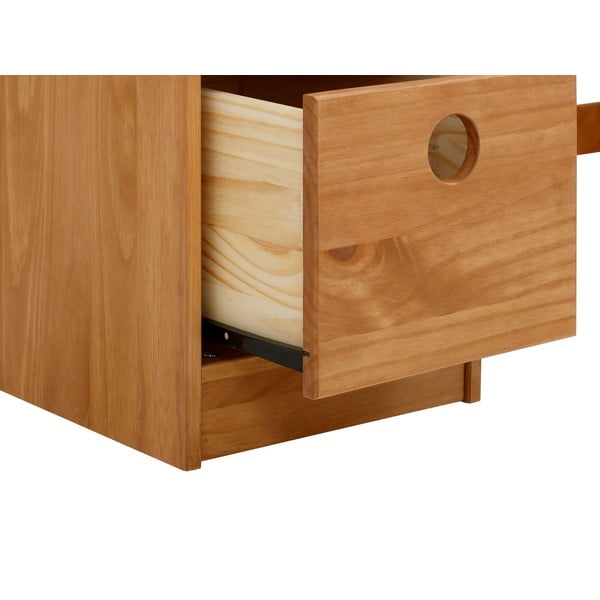 Biurko z litego drewna sosnowego 50x100 cm Alpi – Støraa-image-3