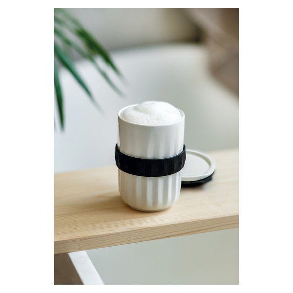 Biały szklany kubek podróżny Villeroy & Boch Like Like To Go & To Stay, 450 ml-image-2