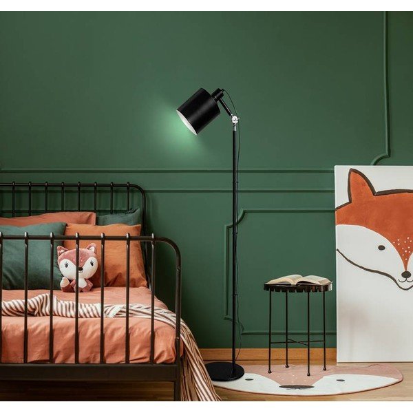 Czarna lampa stojąca (wysokość 166 cm) Zana – Candellux Lighting-image-1