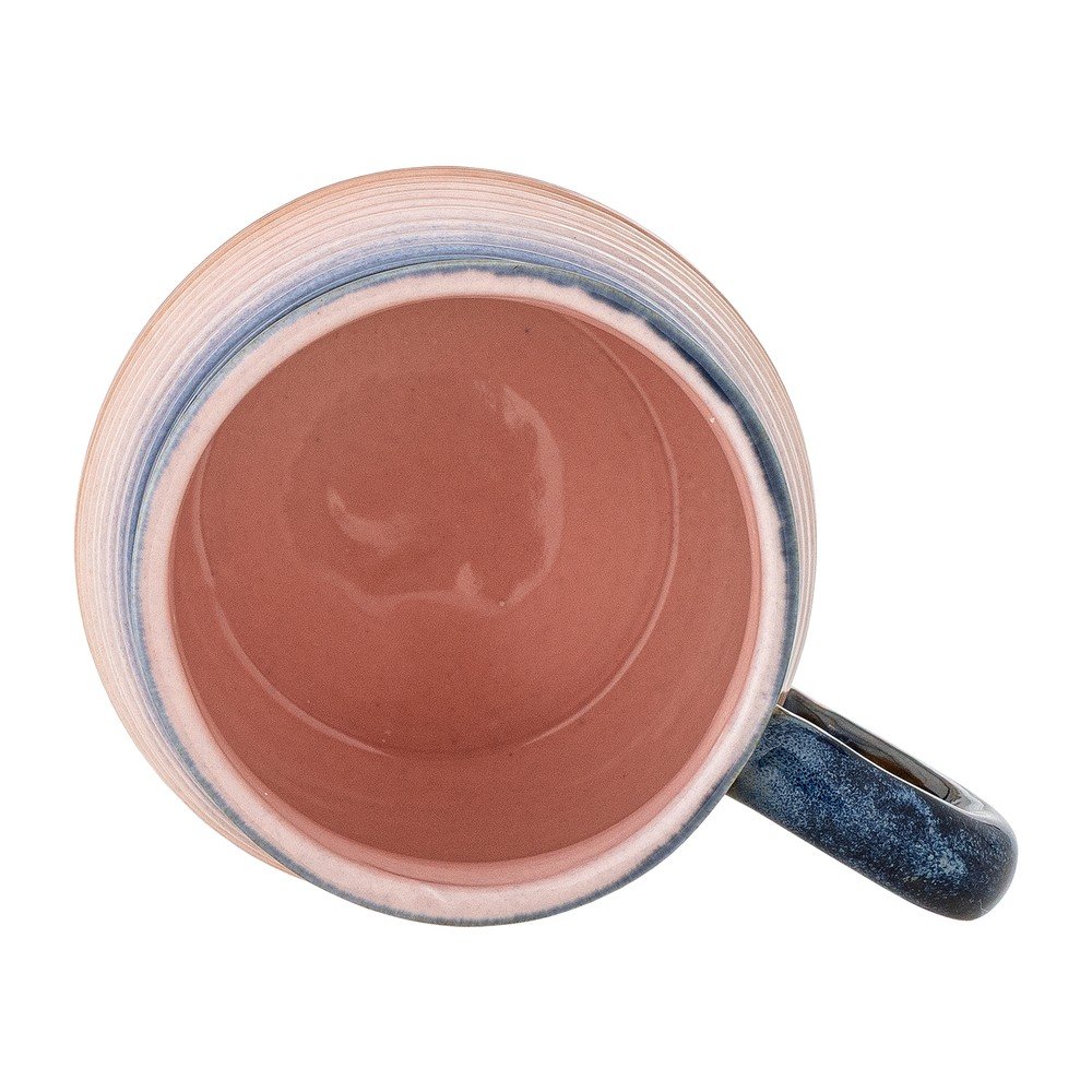 Niebiesko-pomarańczowe kubki ceramiczne zestaw 4 szt. 200 ml Tatum – Bloomingville (zdjęcie 5)