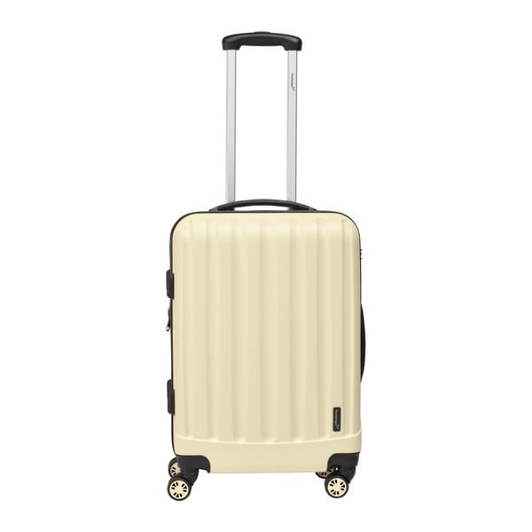 Kremowa walizka podróżna Packenger Koffer, 74 l