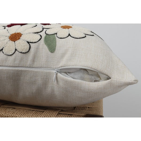 Lniana poduszka dekoracyjna 43x43 cm Papatya – Mioli Decor-image-4
