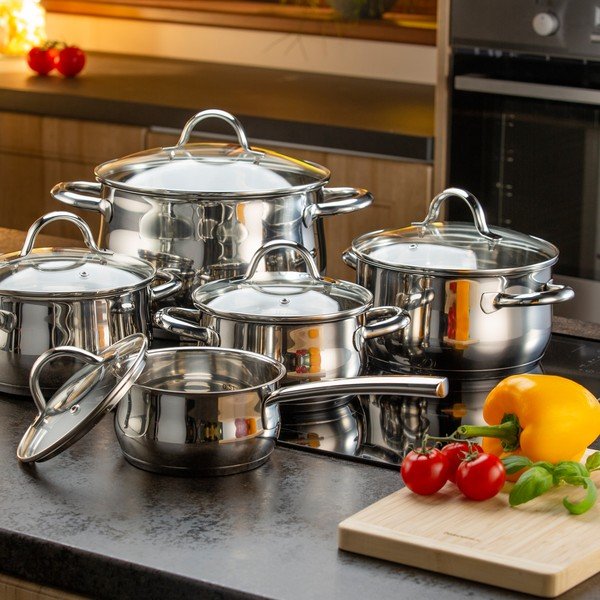 Zestaw garnków 10 el. Tescoma Viva-image-1