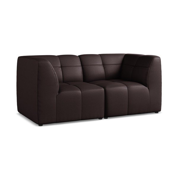 Ciemnofioletowa sofa z imitacji skóry 180 cm Aloha – Makamii-image-2