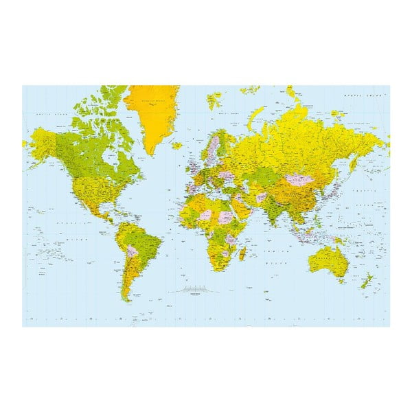 Plakat wielkoformatowy The World Map, 175x115 cm