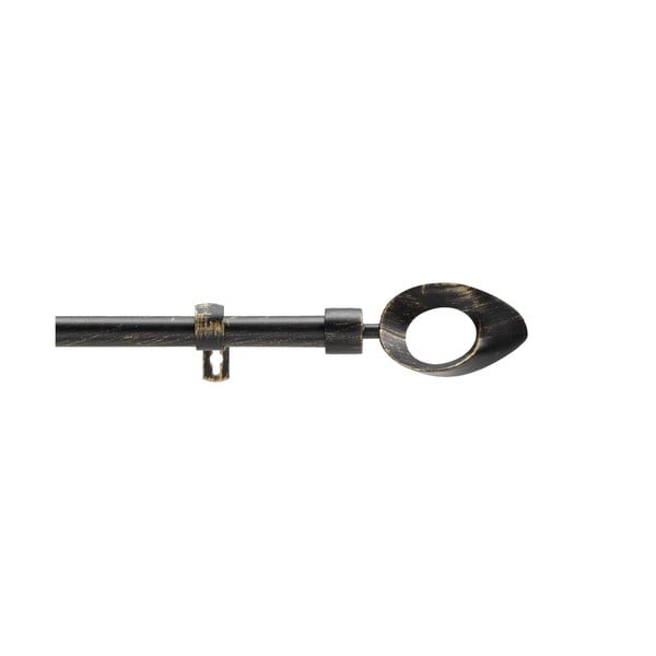 Metalowy regulowany karnisz 120 - 210 cm Ovalon – douceur d'intérieur