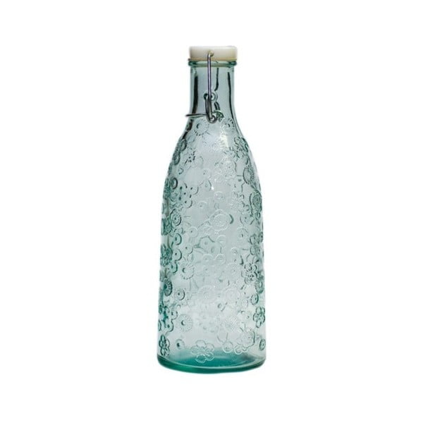 Szklana butelka Ego Dekor Flora, 950 ml