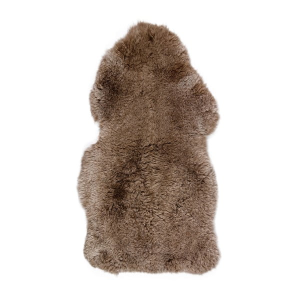 Futerko z owczej skóry z krótkim włosiem Arctic Fur Taupe, 100x60 cm