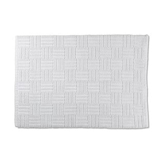 Biały bawełniany dywanik łazienkowy Kela Leana, 50x80 cm