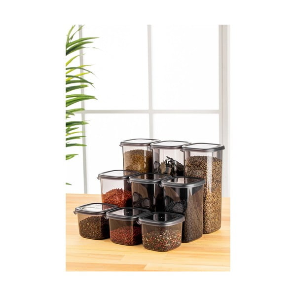 Pojemniki na żywność 9 szt. na żywność Fresco – Hermia-image-1