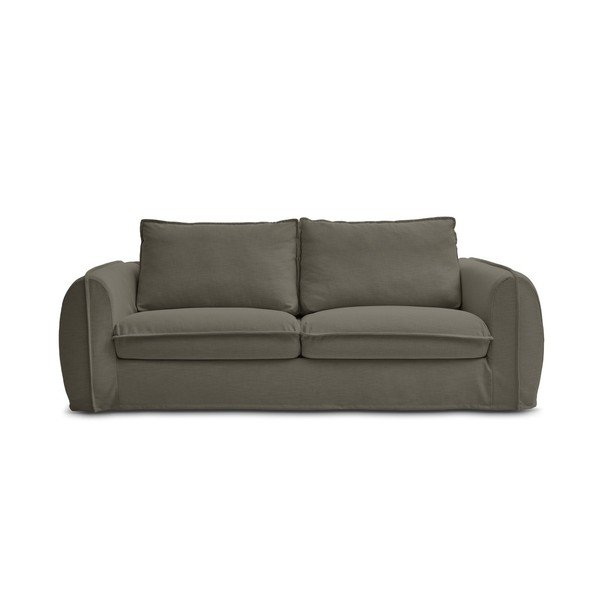 Szarobrązowa sofa do spania/rozkładana 236 cm Archimede – Bobochic Paris