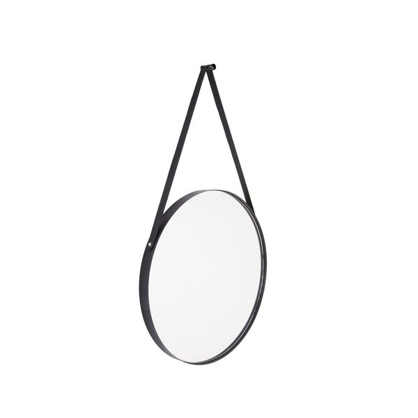 Lustro ścienne z czarną ramą PT LIVING Balanced, ø 47 cm-image-3