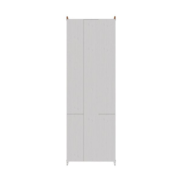 Biała/w bursztynowym kolorze szafka z litego drewna sosnowego 74x223x37 cm Anita – Støraa-image-4
